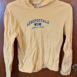 Aeropostale Yellow Hoodie Sweatshirt